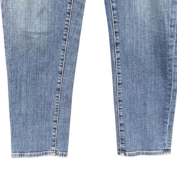 EILEEN FISHER Blue Jeans Women’s Size 8 Organic Cotton Relaxed Fix Mid Rise - Picture 5 of 9